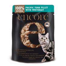 Bild Ekonomipack: Encore Cat Pouch i buljong 48 x 70 g - Tonfisk med whitebait
