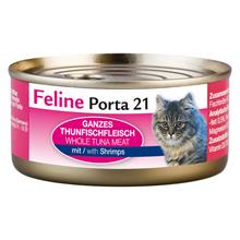 Bild Ekonomipack: Feline Porta 21 24 x 156 g - Tonfisk med räkor