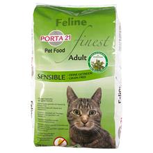 Bild Ekonomipack: 2 x 10 kg Porta 21 torrfoder för katter - Feline Finest Sensible - spannmålsfritt