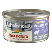 Bild Ekonomipack: Almo Nature Holistic Specialised Nutrition 24 x 85 g - Digestive Help med sjötunga