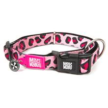 Bild Max & Molly Smart ID Leopard Pink halsband - Stl. S: 28-45 cm halsomfång, B 15 mm