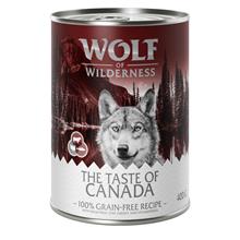 Bild Ekonomipack: Wolf of Wilderness The Taste Of 12 x 400 g -  The Taste Of Canada