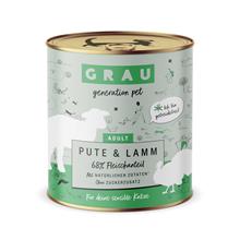 Bild Ekonomipack: GRAU Adult Grain Free 12 x 800 g - Kalkon & lamm