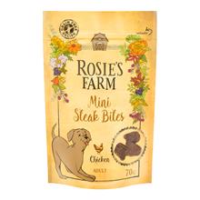 Bild Rosie's Farm Snacks Mini Steak Bites Chicken - Ekonomipack: 3 x 70 g