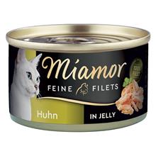 Bild Ekonomipack: Miamor Fine Filets 24 x 100 g - Kyckling i gelé