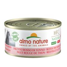 Bild Ekonomipack: Almo Nature HFC Natural Made in Italy 24 x 70 g - Röd tonfiskfilé