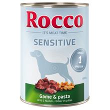Bild Rocco Sensitive 6 x 400 g - Vilt & pasta