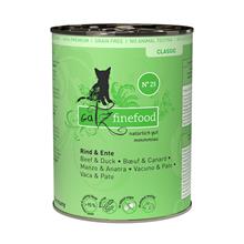 Bild Ekonomipack: catz finefood på burk 24 x 400 g - Nötkött & anka