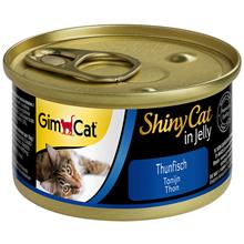 Bild Ekonomipack: GimCat ShinyCat Jelly 24 x 70 g - Tonfisk