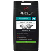 Bild Olivers Weight Control Medium Breed Grain Free - Ekonomipack: 2 x 12 kg