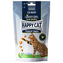 Bild Happy Cat Culinary Crunchy Snack Land Poultry - Ekonomipack: 2 x 70 g