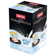 Bild Ekonomipack: Animonda Vom Feinsten Adult Milkies 36 x 100 g  Kyckling & yoghurt