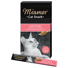 Bild Miamor Cat Snack Salmon Cream - Ekonomipack: 66 x 15 g