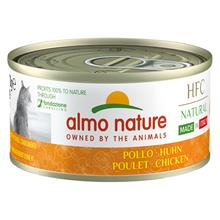 Bild Ekonomipack: Almo Nature HFC Natural Made in Italy 24 x 70 g - Kyckling