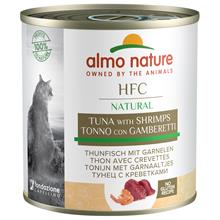 Bild Ekonomipack: Almo Nature HFC 24 x 280 g - Tonfisk & räkor