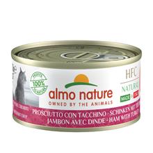 Bild Almo Nature HFC Natural Made in Italy 6 x 70 g - Skinka & kalkon