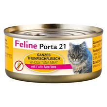 Bild Feline Porta 21 6 x 156 g - Tonfisk med aloe - spannmålsfritt