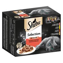 Bild Ekonomipack: Sheba 144 x 85 g portionspåse - Selection in Sauce