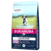 Bild Eukanuba Grain Free Puppy Large Breed Salmon - Ekonomipack: 2 x 3 kg