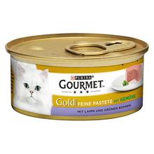 Bild Ekonomipack: Gourmet Gold Fine Paté 48 x 85 g - Lamm & gröna bönor