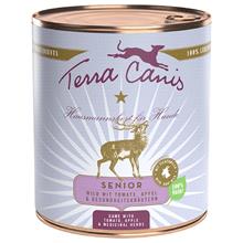 Bild Terra Canis Senior spannmålsfritt 6 x 800 g - Vilt med tomat, äpple och hälsoörter