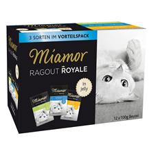 Bild Blandat ekonomipack: Miamor Ragout Royale 48 x 100 g - Blandpack (2 x Multi-Mix i sås, 2 x Multi-Mix Jelly)