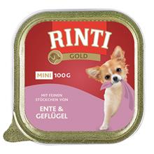 Bild RINTI Gold Mini 6 x 100 g - Kyckling & gås