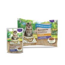 Bild Blandpack: Stuzzy Cat i portionspåse 4 x 100 g - Mix 2 sorter: Sterilized Kyckling + Kalkon