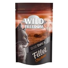 Bild 2 + 1 på köpet! 3 x 100 g Wild Freedom Freeze-Dried Snacks kattgodis - Filets Kyckling 100 g
