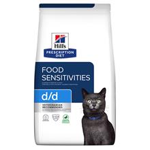Bild Hill's Prescription Diet d/d Food Sensitivities Duck kattfoder - 3 kg