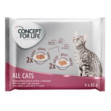 Bild Concept for Life provpack - 4 x 85 g - All Cats