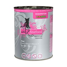 Bild catz finefood Monoprotein zooplus 6 x 400 g - Nötkött