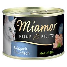 Bild Ekonomipack: Miamor Fine Filets Naturelle 24 x 156 g - Skipjack-tonfisk