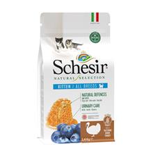 Bild Schesir Natural Selection Kitten med kalkon - Ekonomipack: 3 x 1,4 kg