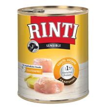 Bild Ekonomipack: RINTI Sensible 24 x 800 g - Kyckling & potatis