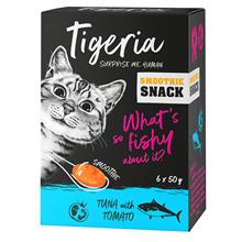 Bild Tigeria Smoothie Snack 6 x 50 g - Tonfisk & tomat