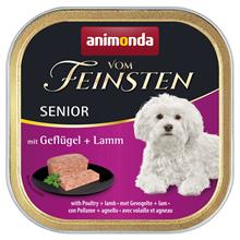 Bild Gourmetpaket: Animonda Vom Feinsten 24 x 150 g Senior: Fågel & lamm