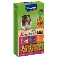 Bild Vitakraft Kräcker Trio-Mix för marsvin - 1 x 3 Honung, Druvor, Frukt