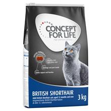 Bild Concept for Life British Shorthair Adult - förbättrad formel! - 3 kg