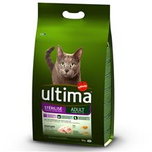 Bild Ultima Cat Sterilized Chicken & Barley - 3 kg