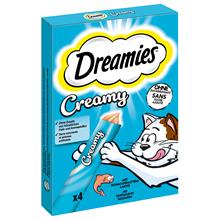 Bild Dreamies Creamy Snacks - Lax (4 x 10 g)
