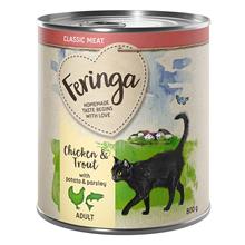 Bild Feringa Classic Meat Menu 6 x 800 g - Öring & fjäderfä med potatis