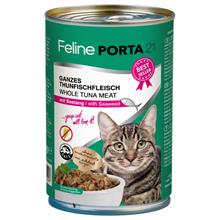 Bild Blandat ekonomipack: Feline Porta 21 24 x 400 g - Blandpack: Tonfisk