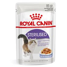 Bild Ekonomipack: Royal Canin våtfoder 48 x 85 g - Sterilised i gelé