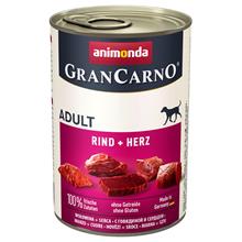 Bild Animonda GranCarno Original Adult 12 x 400 g - Nötkött & hjärta