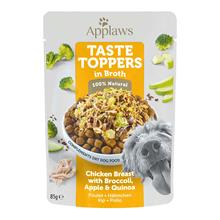 Bild Applaws Taste Toppers i buljong 12 x 85 g - Kyckling med broccoli, äpple & quinoa
