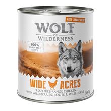 Bild Wolf of Wilderness Free Range 6 x 800 g - Wild Hills - Free Range Duck