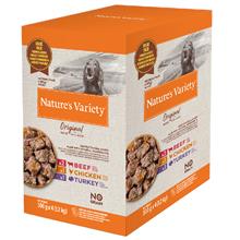 Bild Mixpaket Nature's Variety Original Paté No Grain Medium/Maxi Adult 300 g - Mix 3 sorter (4 x 300 g)