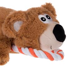 Bild Björn med rep hundleksak - 1 st