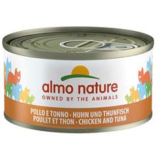 Bild Ekonomipack: Almo Nature 24 x 70 g - Kyckling & tonfisk
